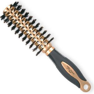 Furçë flokësh TP Curl Styling Brush 63251, 100% qime gici, 50 mm, e zezë me ari