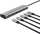 USB HUB Trust Halyx 25136, USB C 5 porta, 100W, argjendtë