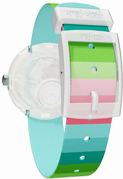 Orë dore Swatch Flik Flak Stripy Dreams ZFPNP014