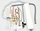 Set lidhës Ariston Connection Kit 3318334, për bojler dhe rezervuar, metalik