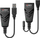 Adapter USB Lindy 42674, USB në USB dhe 3.5mm jack, i zi