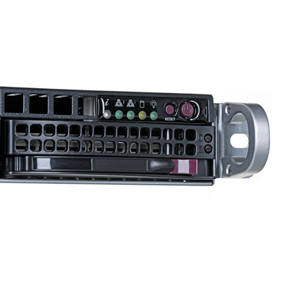 Shasi serverike Supermicro CSE-813MFTQC-350CB2, 1U, 4x 3.5" SAS SATA, 350W