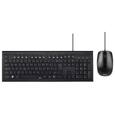 Tastiere Hama Cortino + Maus Black (134958)