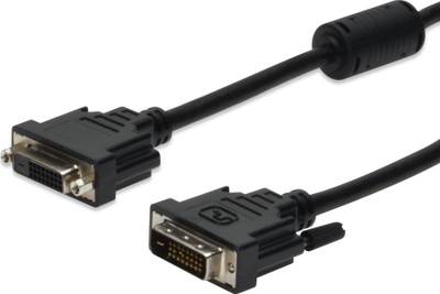 Kabllo zgjatues Digitus DVI-D në DVI-D, 2m, e zezë