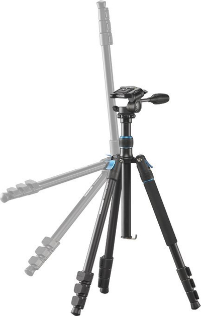 Tripod Cullmann Rondo 460M RW20, lartësi 41-157.5 cm, mban deri 4 kg, i zi