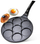 Tigan për vezë Egg Pan Granite, 7 vrima, 26 cm, i zi