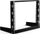 Rack kabinet Lanview LVR08U63BL, 19", për mur dhe tavan, ngjyrë e zezë