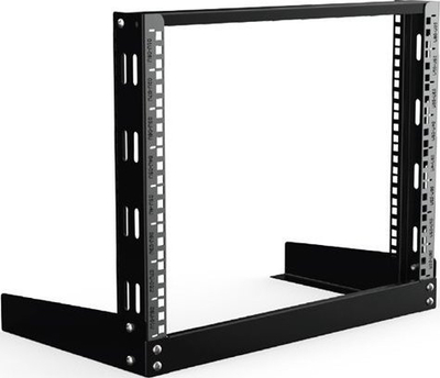 Rack kabinet Lanview LVR08U63BL, 19", për mur dhe tavan, ngjyrë e zezë