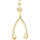 Pendant për varëse RosefieldWishbone The Pendant PE-Gold-WISHBONE, i artë