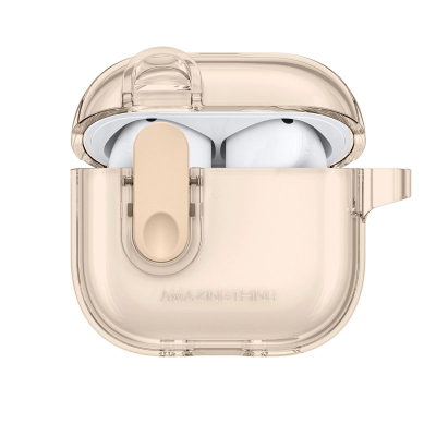 Заштитна кутија AmazingThing Minimal за AirPods 4, TPU, со магнетен капак, боја Desert