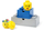 Kuti magazinimi LEGO Head - silly (mini), e verdhë