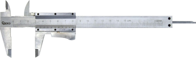 Шублер Геко 150mm, прецизност 0.02mm, дрвена кутија