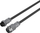 Kabllo spiral HyperX USB, USB C në USB A, me aviator 5 pin, gri