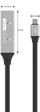 Kabllo zgjatues PremiumCord Active USB C, 5 m, USB 3.2 Gen 1, gri