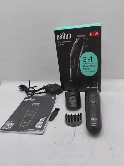 Trimmer për mjekër Braun BT3440, 80 min autonomi, i zi
