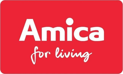Fshesë me thes Amica VM 1150, 850W, filtër HEPA, e kuqe