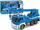 Lodër kamion vinç Jiansheng City Truck, shkallë 1:16, me drita edhe zë, blu