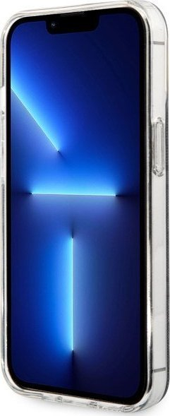 Mbulesë telefoni Guess GUHMP13LH4STK për iPhone 13 Pro, me MagSafe, me motiv 4G, e zezë
