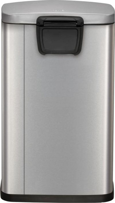 Kosh plehrash me pedale EKO Della, 50L, inox, argjend mat