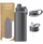Termos Wessper B3 Thermosteel, 1L, çelik inox, gri Stone