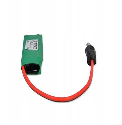 Konvertues energjie BCS BCS-SD15/12, PoE në 12V DC, për panele videoportash, i zi