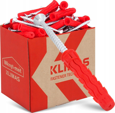 Dowell universal zgjerues Wkręt-Met SFXP 10x70, plastik, gri