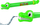 Pistolë uji Water Gun Green Crocodile, 45cm, e gjelbër