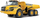 Loje me kamion Bburago Volvo R100E, diecast, shkallë 1:60, i verdhë