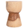 Stol Mamba HM9901.11, dru masiv Suar, 30x45 cm, natyral