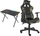 Set gaming Genesis Holm 200 RGB + Nitro 560, tavolinë 113x60 cm, karrige camo, e zezë