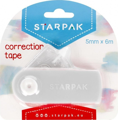 Shirit korrektues Starpak, 5mm x 6m, gri
