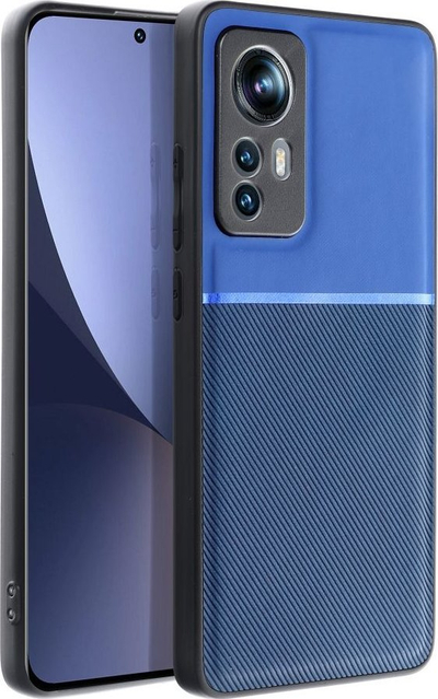 Mbulesë telefoni NOBLE për Xiaomi 12 Lite, PU TPU, mbrojtëse, blu