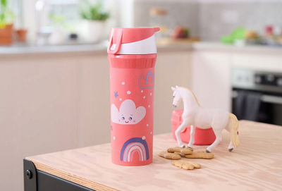 Shishe uji Koziol Drinking Bottle Dreams, 500ml, organik e kuqe