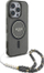 Kuti mbrojtëse Guess Glitter Pearl Strap MagSafe për iPhone 16 Pro Max 6.9", me rrip rruazash, e zezë