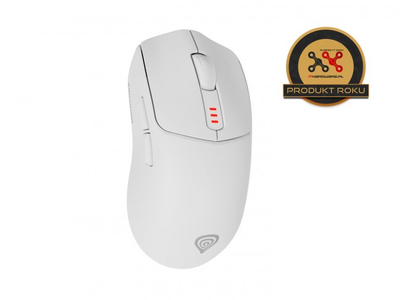 Maus gaming Genesis Zircon 550, 10000 dpi, Bluetooth, i bardhë
