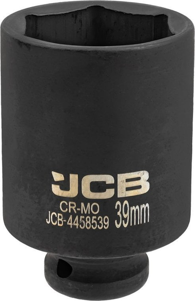 Çelës goditës JCB Impact Socket Deep, 1/2", 39mm, çelik Cr-Mo