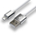 Kabllo USB EverActive CBS-1MW, USB A në microUSB, 1 m, e bardhë