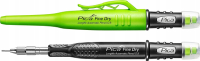 Laps mekanik Pica Fine Dry, 0.9mm, mina HB, gri