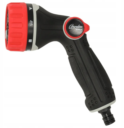 Pistoletë ujitëse Dedra Garden 80N254K, 8 funksione, turbo thumb control, portokalli