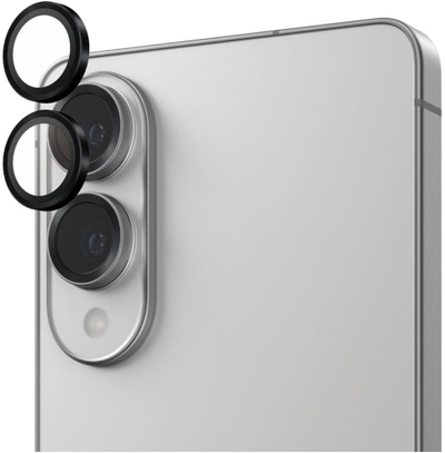 Mаска за камера PanzerGlass Hoops за Samsung S25 Edge, зацврстено стакло, црна