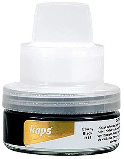 Krem këpucësh Kaps Brillance, sfungjer aplikues, 50 ml, shumëngjyrësh