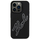 Mbrojtëse telefoni Karl Lagerfeld 3D Rubber Signature, për iPhone 15 Pro 6.1", silikoni, e zezë