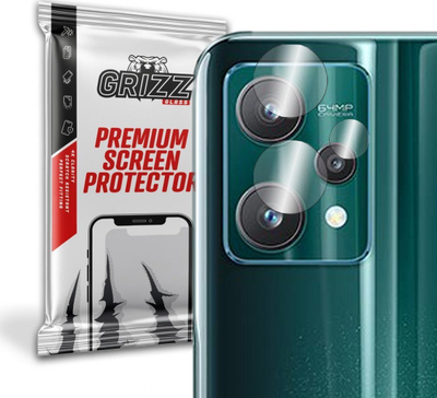 Mbrojtës kamere GrizzGlass Realme 9 Pro, xham hibrid, transparent