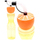 Shishe sportive Excellent Houseware, 500 ml, me pipëz, e verdhë