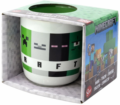 Filxhan qeramik Stor Minecraft Elite, 380ml, dizajn katror, shumëngjyrësh