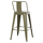 Stol metalik Melita 42×42×98 cm (HM8574.03), gjelbër
