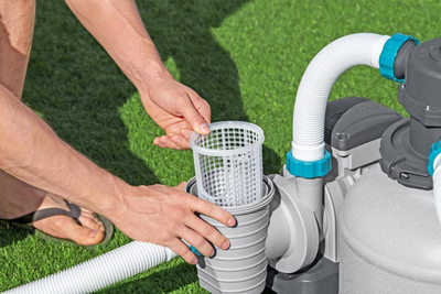 Pompe me filtër rëre për pishina Bestway Flowclear, 8327 L/h, me tuba dhe kapëse