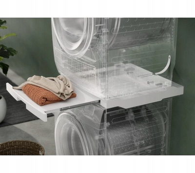Set grumbullimi AEG Electrolux Stacking Kit 9029866291, për lavatriçe dhe tharëse, i bardhë