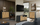 Kabinet TV SIMPLO 1D2S, 2 sirtarë, 1 derë, antracit me dekor oak artisan