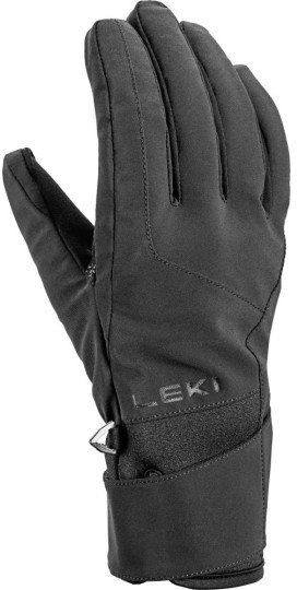Doreza skish LEKI HS Movin, GORE-TEX WINDSTOPPER, mf touch, të zeza
